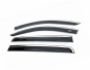 Renault Lodgy window deflectors - type: with chrome molding фото 0