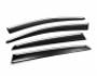 Volkswagen Golf 7 window deflectors - type: chrome hb 4 pcs фото 1