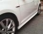 Side sills Volkswagen Golf 7, E-Golf - type: v1 gloss black photo 4