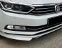 Накладка на передній бампер Volkswagen Passat B8 2015-2019 - type: lip під фарбування фото 3