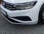 Накладки на передній бампер VW Passat B8 2019-2024 - тип: седан, універсал фото 2