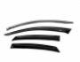 Window deflectors Volkswagen Polo 2010-2017 - type: sd 4 pcs hic фото 0