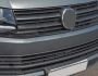 Накладки на решітку радіатора нижня частина VW T6 2015-2020 - тип: з 2-х елементів колір карбон фото 1