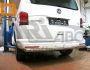 Rear bumper protection Volkswagen T5 Multivan 2010-2015 - type: single pipe фото 2