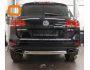 Volkswagen Touareg rear bumper protection - type: single pipe фото 2