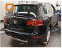 Volkswagen Touareg rear bumper protection - type: single pipe фото 1