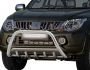 Кенгурятник Mitsubishi L200 2015-2018 - тип: без перемички фото 0