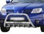 Кенгурятник Mitsubishi Outlander 2003-2006 - тип: с логотипом фото 1