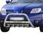Кенгурятник Mitsubishi Outlander 2003-2006 - тип: с логотипом фото 0