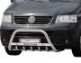 Bull bar Volkswagen Multivan T5 - type: with logo фото 1