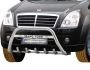 Bull bar Ssangyong Rexton 2007-2012 - type: with logo фото 1