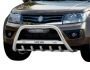 Кенгурятник Suzuki Grand Vitara 2012-2019 - тип: с логотипом фото 0