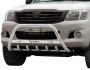 Bull bar Toyota Hilux 2012-2015 - type: with logo фото 1