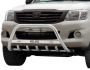 Bull bar Toyota Hilux 2012-2015 - type: with logo фото 0