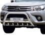 Кенгурятник Toyota Hilux 2015-2020 - тип: с логотипом фото 1