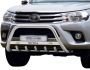 Bull bar Toyota Hilux 2015-2020 - type: with logo фото 1