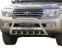 Кенгурятник Toyota Land Cruiser 200 - тип: с логотипом фото 0