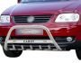 Bull bar Volkswagen Caddy 2004-2010 - type: with logo фото 0