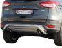Rear bumper protection Ford Escape 2013-2016 - type: U-shaped, option 2 фото 0
