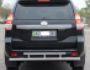 Rear bumper protection Toyota Prado 150 - type: double фото 2