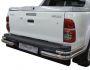 Toyota Hilux rear bumper protection - type: double corners d:76 фото 0