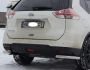 Защита заднего бампера Nissan X-Trail 2014-2017 - тип: углы одинарные фото 1
