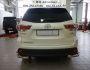 Rear bumper protection Toyota Highlander 2017-2020 - type: double corners фото 3