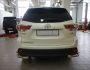 Rear bumper protection Toyota Highlander 2014-2017 - type: double corners фото 3