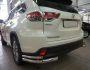 Rear bumper protection Toyota Highlander 2014-2017 - type: double corners фото 2