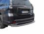 Rear bumper protection Toyota Prado 150 2021-... - type: single pipe, premium package фото 0