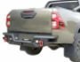 Rear power bumper for MItsubishi L200 2019-... - тип: v2 photo 1