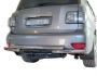Rear bumper guard Nissan Patrol - type: cut with pipe photo 0