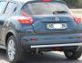 Nissan Juke rear bumper protection - type: single pipe фото 2