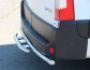 Rear bumper protection Nissan NV400, Opel Movano, Renault Master - type: tube with footrest фото 1