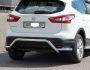 Rear bumper protection Nissan Qashqai 2018-2021 - type: complete фото 1