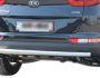Rear bumper protection Kia Sportage 2019-2021 - type: single pipe фото 0