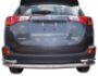 Rear bumper protection Toyota Rav4 2013-2016 - type: pipe with corners фото 0