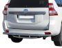 Toyota Prado 150 rear bumper protection фото 0