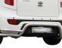 Kia Soul rear bumper protection - type: full фото 0