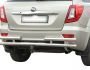 Защита заднего бампера Lifan X60 - тип: труба с уголками фото 0