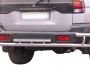 Захист заднього бампера Mitsubishi Pajero Sport 1997-2008 - тип: на стійках фото 0