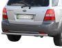 Rear bumper protection Kia Sorento 2003-2009 - type: single pipe фото 0