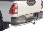Rear bumper protection Toyota Hilux 2020-... - type: single corners фото 0