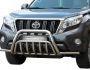 Front bumper protection Toyota Prado 2014-2018 - type: double reinforced with mustache фото 0