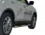 Side pipes with overlays Nissan X-Trail 2017-2021 Ø:60 mm фото 0