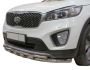 Защита бампера Kia Sorento Prime 2015-... - тип: модельная с пластинами фото 0