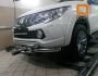 Защита бампера Fiat Fullback 2016-... - тип: модельная с пластинами фото 2