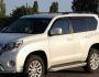 Защита штатного порога Toyota Prado 150 окантовка порога фото 3