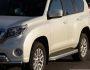 Защита штатного порога Toyota Prado 150 окантовка порога фото 1