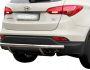 Rear bumper protection Hyundai Santa Fe 2013-2016 - type: single pipe фото 0